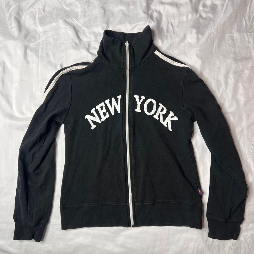 Y2K Big Flirt New York Zip Up Turtleneck Jacket